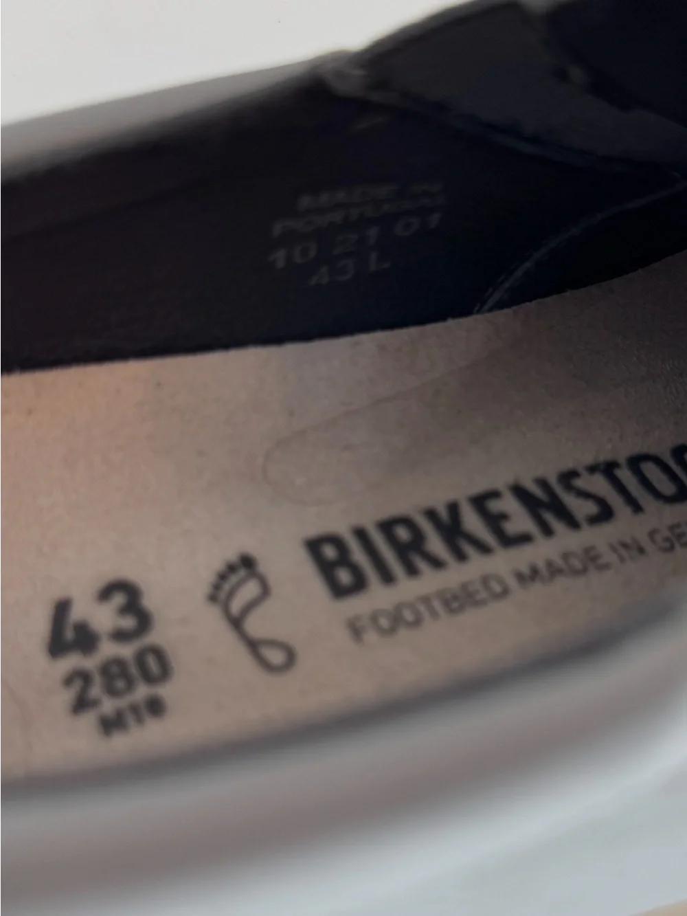 Birkenstock Men's Slip-On Loafer - Gray Leather Size 10.5